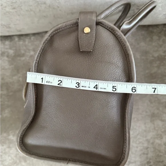 Longchamp Balzane Taupe Leather Tote Bag